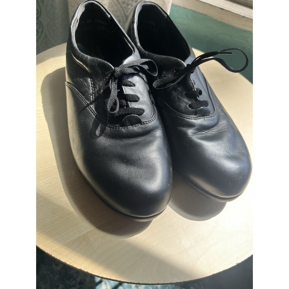 Women’s Soft Spot All Day Comfort Shoes Made In Usa Size 9 1/2 WW Black Leather